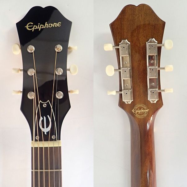 実際に弊社で買取させて頂いた★Epiphone/エピフォン 1963 EJ-45/VS アコースティックギター/アコギ 2015年製  ソフトケース付の画像 3枚目