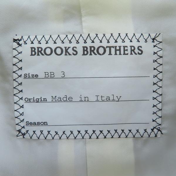 実際に弊社で買取させて頂いたBrooks Brothers/ブルックスブラザーズ 3Bテーラードジャケット イタリア製/BB3の画像 2枚目