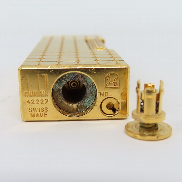 実際に弊社で買取させて頂いたdunhill/ダンヒル ローラ ガスライター ゴールドの画像 3枚目