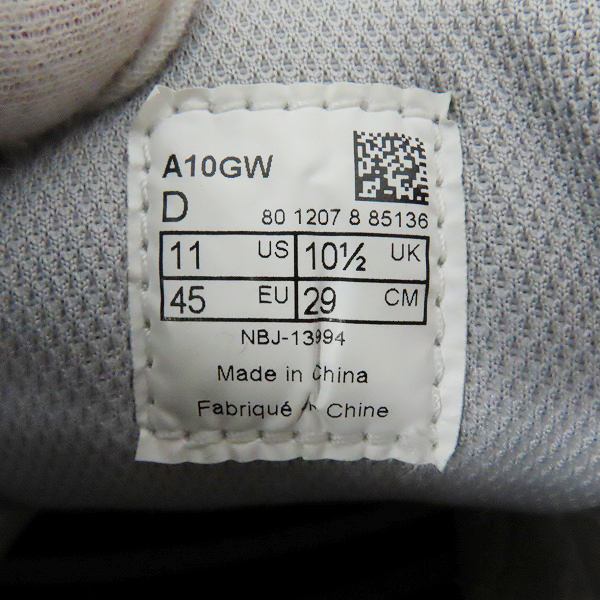 実際に弊社で買取させて頂いたnew balance×ATOMS/ニューバランス×アトモス 10周年 A10GW 29.0D の画像 5枚目