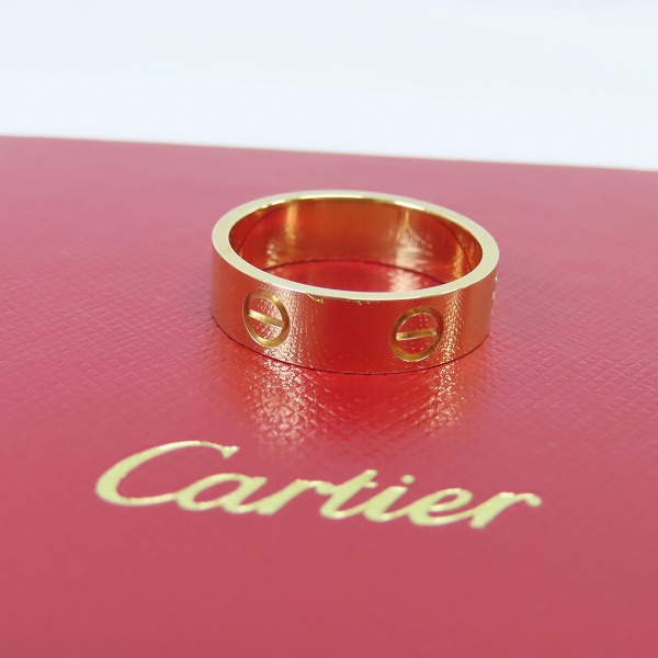 実際に弊社で買取させて頂いた【ギャラ付き】Cartier/カルティエ LOVE ミニラブ リング  ゴールド/56