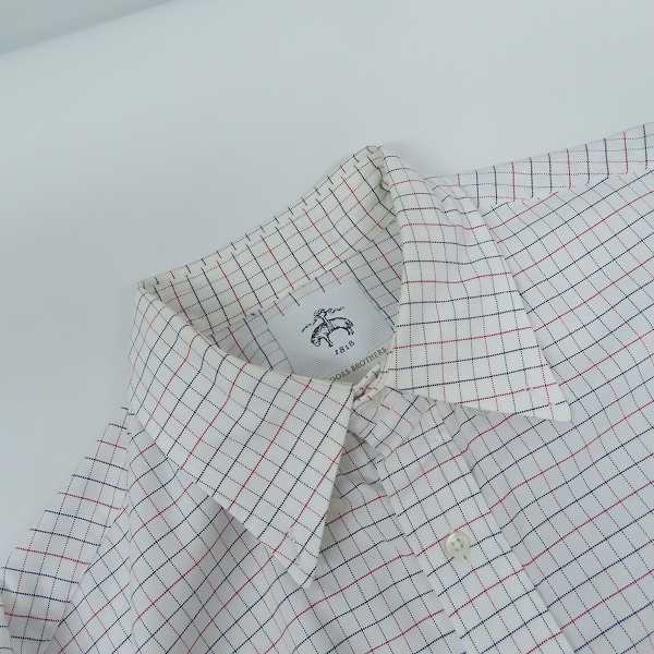 実際に弊社で買取させて頂いたBLACK FLEECE by Brooks Brothers/ブラックフリース ブルックスブラザーズ チェックシャツ/BB4の画像 5枚目