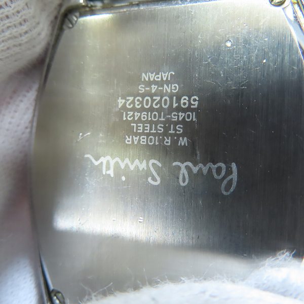 実際に弊社で買取させて頂いたPaul Smith/ポールスミス ナンバー7 腕時計 1045-T019421【動作未確認】の画像 5枚目