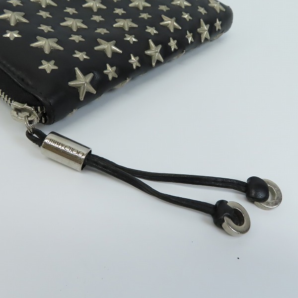 実際に弊社で買取させて頂いたJIMMY CHOO/ジミーチュウ ラウンドファスナー 長財布/ウォレットの画像 8枚目