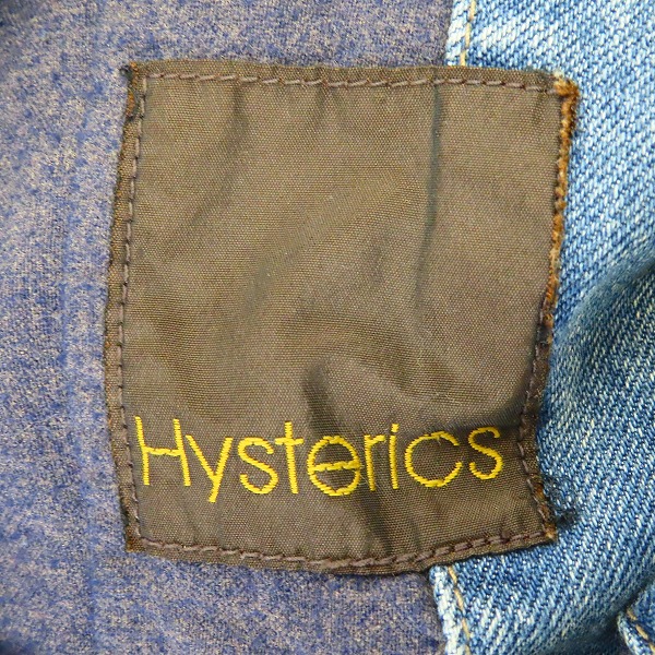 実際に弊社で買取させて頂いたHysterics/ヒステリックス レディース デニム コート 3AC-1380/Fの画像 2枚目