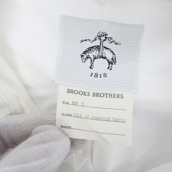 実際に弊社で買取させて頂いたBLACK FLEECE by Brooks Brothers/ブラックフリース バイ ブルックスブラザーズ 長袖ホリゾンタルカラーシャツ/BB3の画像 2枚目