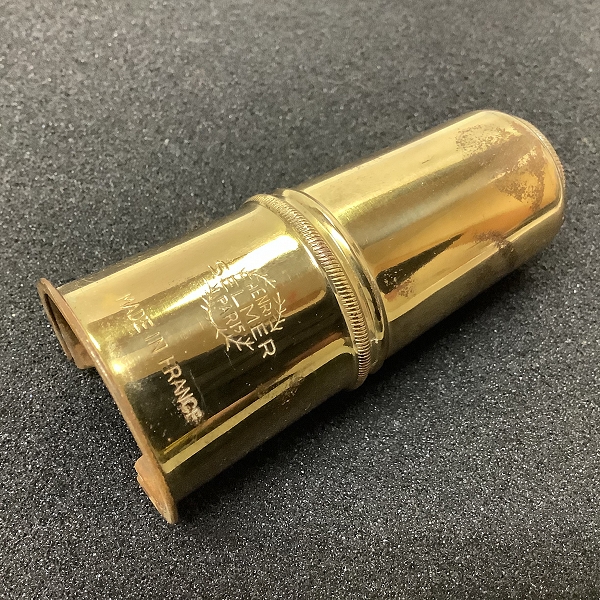 実際に弊社で買取させて頂いたSELMER/セルマー アルトサックス用 リガチャー＆キャップ ゴールドラッカーの画像 1枚目