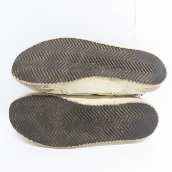 実際に弊社で買取させて頂いたGOLDEN GOOSE/ゴールデングース FRANCY/フランシー サイドジップ ハイカットスニーカー/41の画像 2枚目