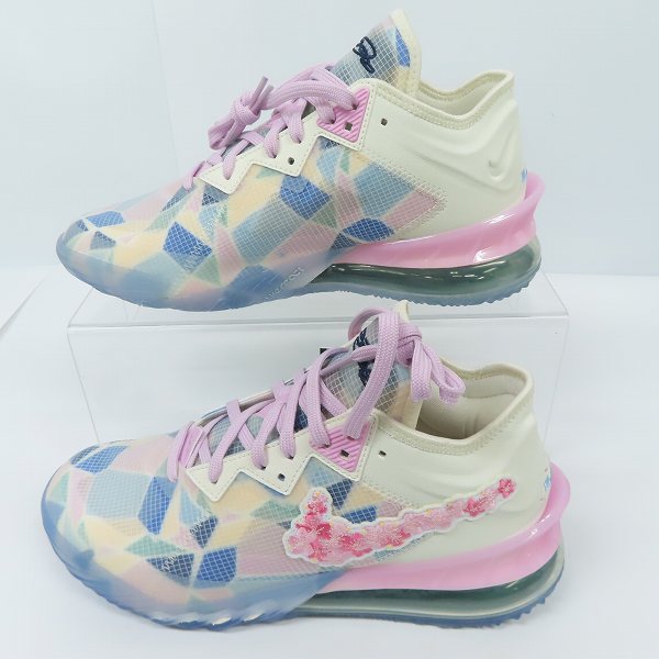 実際に弊社で買取させて頂いた【未使用】atmos×NIKE/ナイキ LEBRON 18 LOW SAKURA CV7562-101/26.5の画像 3枚目