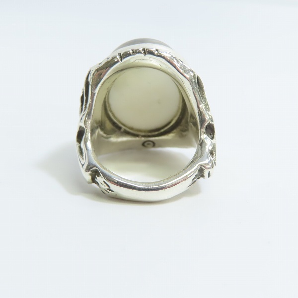 実際に弊社で買取させて頂いたアレックスストリーター 21年限定 エンジェルハートリング ケイブパール/洞窟真珠 クラウンド インフィニティー/14.5号の画像 3枚目