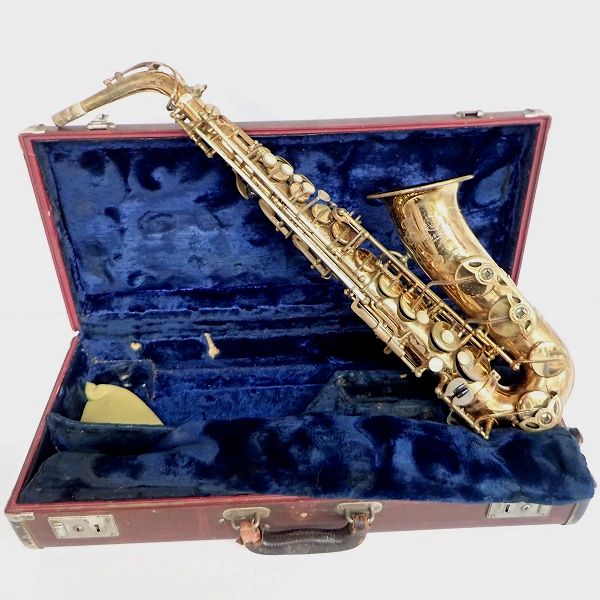 実際に弊社で買取させて頂いた★【使用感有】SELMER/セルマー アルトサックス MARK Ⅵ 彫刻有り フラセル 10万台 ビンテージ ハードケース付 