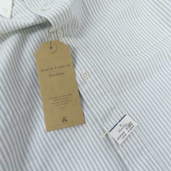 実際に弊社で買取させて頂いた【未使用】BLACK FLEECE by Brooks Brothers/ブラックフリース ブルックスブラザーズ ストライプシャツ/BB3の画像 7枚目