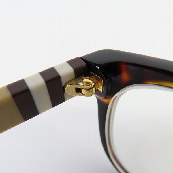 実際に弊社で買取させて頂いたBURBERRY/バーバリー  度入り メガネフレーム/アイウェア B 2204-Fの画像 7枚目