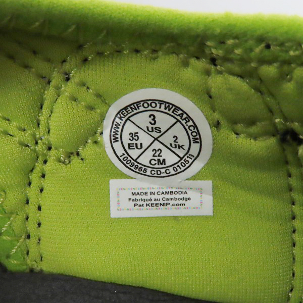 実際に弊社で買取させて頂いたKEEN/キーン NEWPORT H2/ニューポート サンダル 1009965/22.0の画像 5枚目