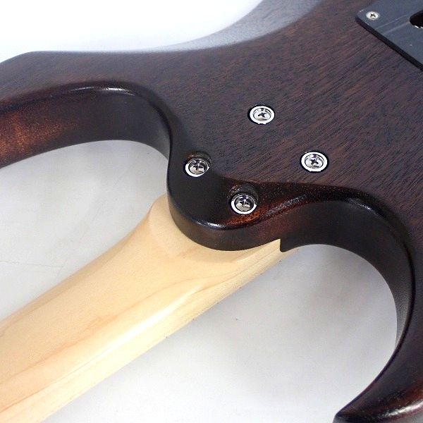 実際に弊社で買取させて頂いた★Bacchus/バッカス GRACE-FT/M BR/OIL エレキギター コイルタップ搭載 ギグケース付の画像 8枚目