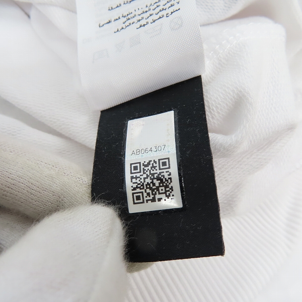 実際に弊社で買取させて頂いたHYDROGEN TENNIS/ハイドロゲン プルオーバーフーディー ホワイト/Mの画像 4枚目