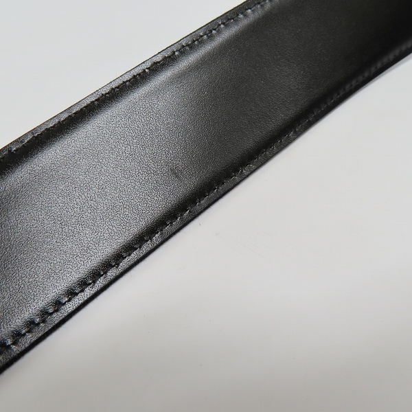 実際に弊社で買取させて頂いたBVLGARI/ブルガリ BBラウンドバックル シグネチャーロゴベルト 42/105の画像 5枚目