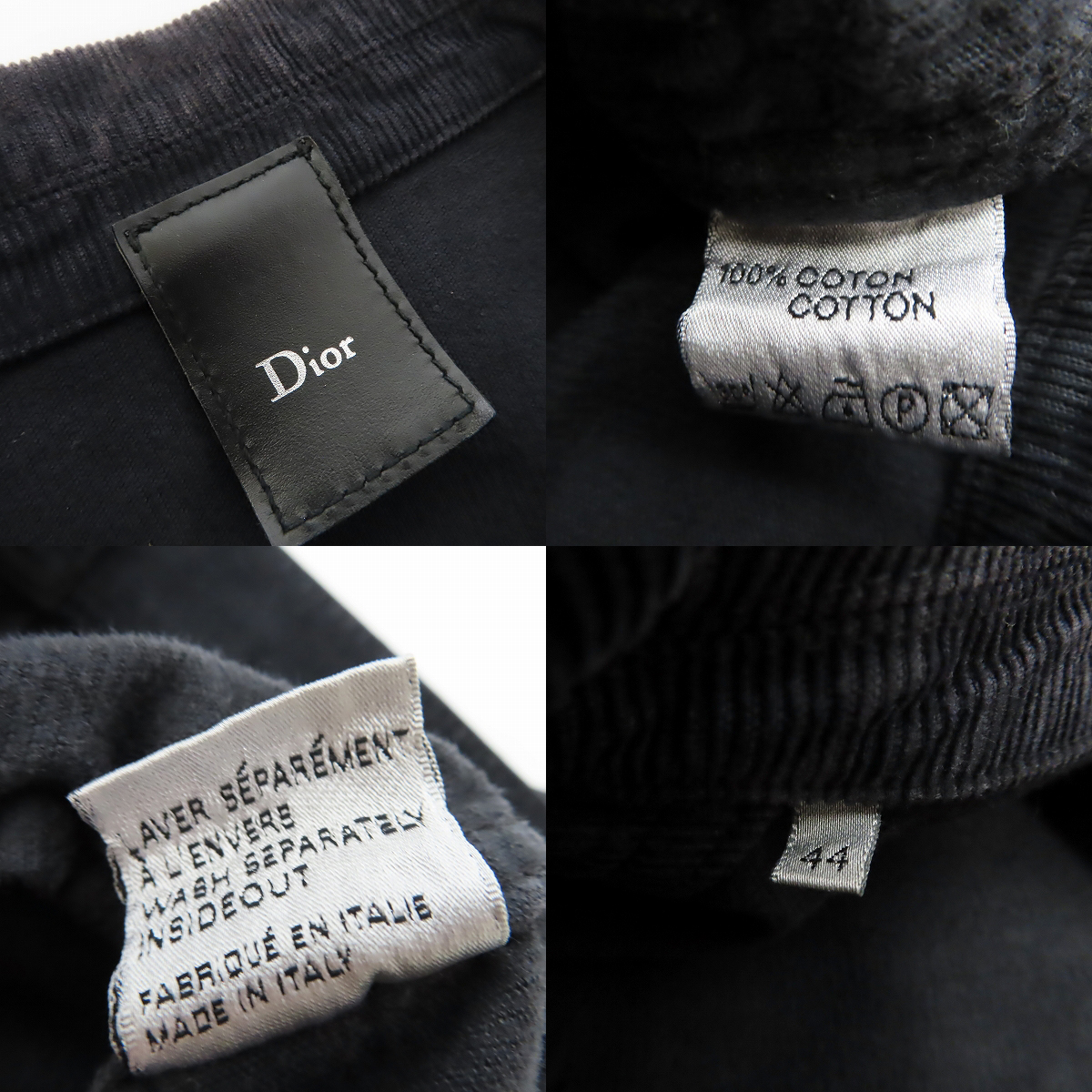 実際に弊社で買取させて頂いたDIOR HOMME/ディオール オム Gジャン型 コーデュロイジャケット 44の画像 2枚目