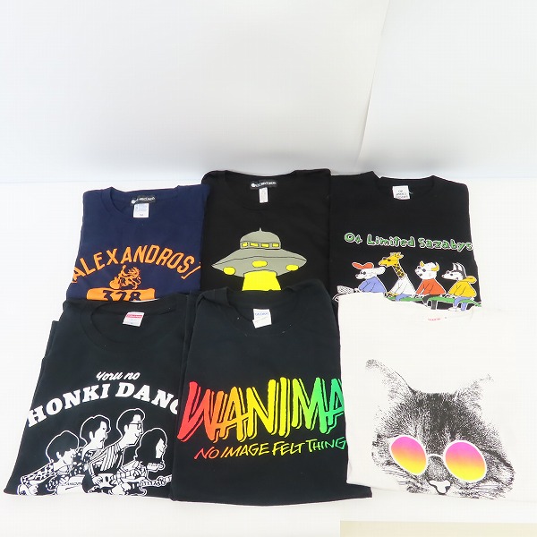 実際に弊社で買取させて頂いた【おまとめ/15点↑】WANIMA/Alexandros/夜の本気ダンス/04 Limited Sazabys他 バンドTシャツ/バンT/フェスTシャツ の画像 1枚目
