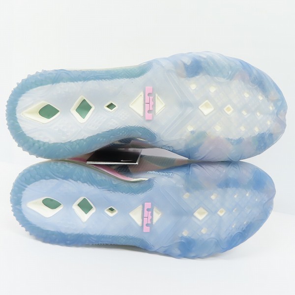 実際に弊社で買取させて頂いた【未使用】atmos×NIKE/ナイキ LEBRON 18 LOW SAKURA CV7562-101/26.5の画像 2枚目