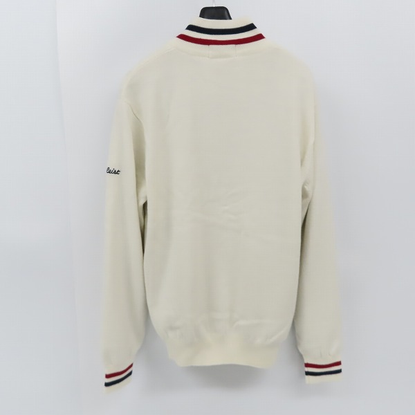 実際に弊社で買取させて頂いたTitleist/タイトリスト ケーブルジップアップニットジャケット 蓄熱裏地/LLの画像 1枚目