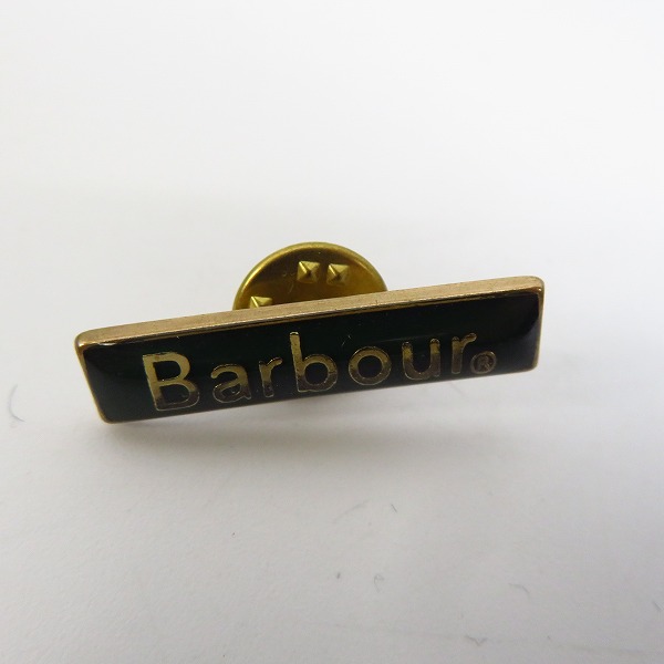 実際に弊社で買取させて頂いたBarbour/バブアー コーデュロイ襟 ジャケット/コート ブラック ピンズ付き 1702266/36の画像 8枚目