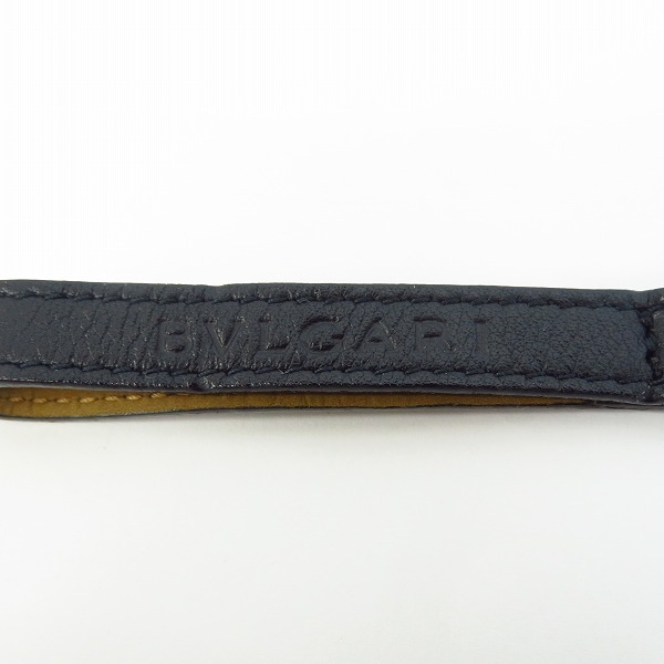 実際に弊社で買取させて頂いたBVLGALI/ブルガリ 携帯ストラップ ネイビー 22122の画像 2枚目