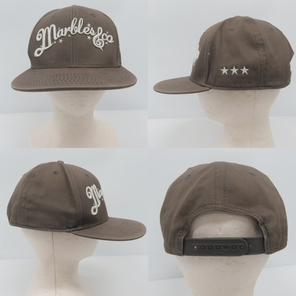 実際に弊社で買取させて頂いたMARBLES＆CO/マーブルス 刺繍ロゴ キャップの画像 1枚目