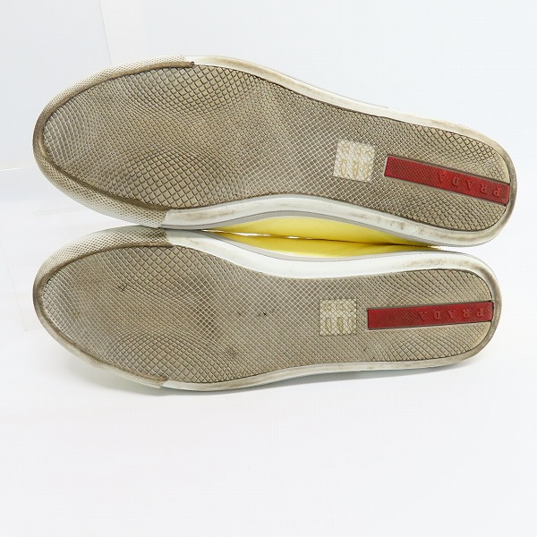 実際に弊社で買取させて頂いたPRADA/プラダ パテント ハイカット スニーカー 5731/38の画像 2枚目