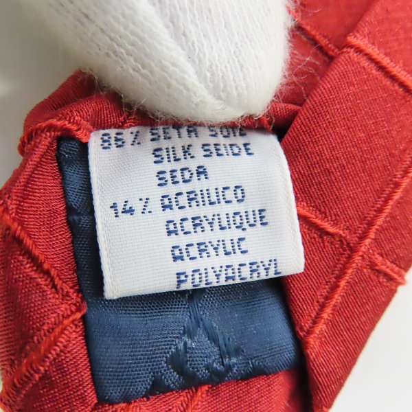 実際に弊社で買取させて頂いたGIVENCHY/ジバンシイ ネクタイ レッドの画像 2枚目