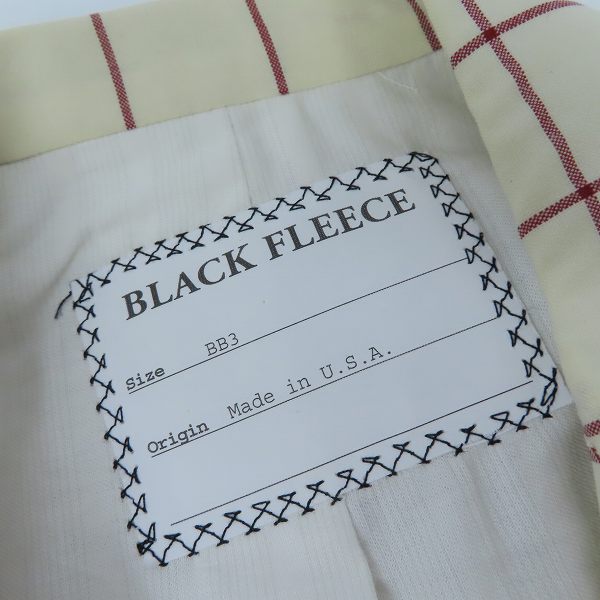 実際に弊社で買取させて頂いたBLACK FLEECE by Brooks Brothers/ブルックスブラザーズ  チェック/ストライプ 3Bテーラードジャケット/BB3の画像 2枚目