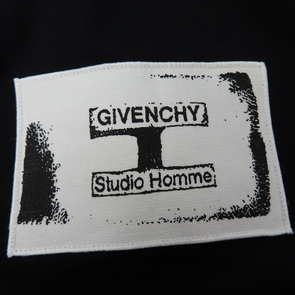 実際に弊社で買取させて頂いたGIVENCHY/ジバンシィ 20SS GIVENCHY STUDIOロゴパッチ付き 半袖Tシャツ BM70UQ3002/Mの画像 5枚目