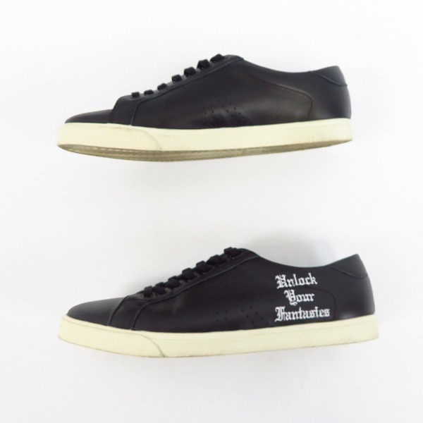 実際に弊社で買取させて頂いたCELINE/セリーヌ TRIOMPHE トリヨンフ スニーカー ブラック Unlock Your Fantasies' CMNA0D/41の画像 3枚目