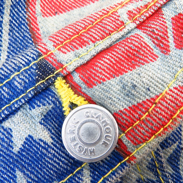 実際に弊社で買取させて頂いたHysterics/ヒステリックス デニムジャケット 2AB-3790 Fの画像 4枚目