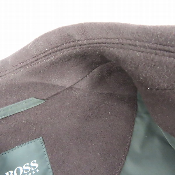 実際に弊社で買取させて頂いたHUGO BOSS/ヒューゴボス ウール カシミヤ混ジップアップブルゾンジャケット/48の画像 6枚目