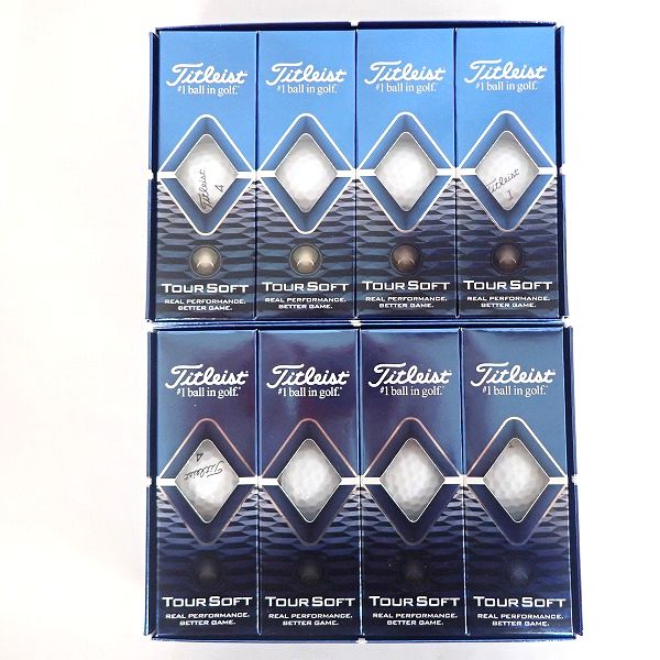 実際に弊社で買取させて頂いた【未使用】Titleist/タイトリスト TOUR SOFT White ゴルフボール 2ダース 