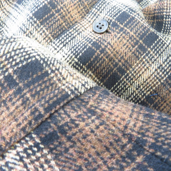 実際に弊社で買取させて頂いたHARE/ハレ オーバーサイズ 中綿ジャケット チェック HA020046TR /Mの画像 4枚目