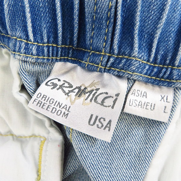 実際に弊社で買取させて頂いたGRAMICCI/グラミチ JOURNAL STANDARD別注 デニムクライミングパンツ GMP-20S1467/XLの画像 3枚目