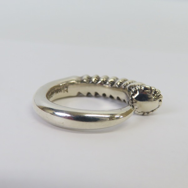 実際に弊社で買取させて頂いた【ギャラ付】BloodyMary/ブラッディマリー plain プレインリング/17号の画像 3枚目