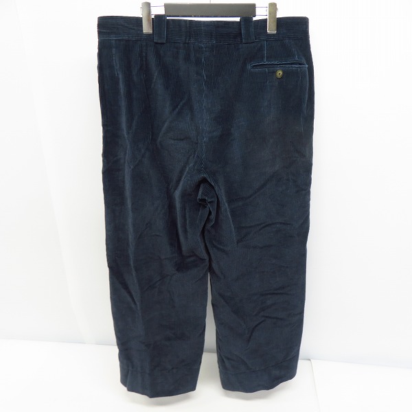 実際に弊社で買取させて頂いたGIORGIO ARMANI/ジョルジオアルマーニ コーデュロイパンツ ネイビー/52の画像 1枚目