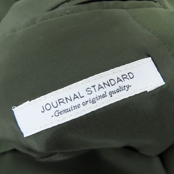 実際に弊社で買取させて頂いた【未使用】JOURNAL STANDARD/ジャーナルスタンダード ストレッチジャケット カーキ 17-010-600-8050-3-0/Sの画像 2枚目