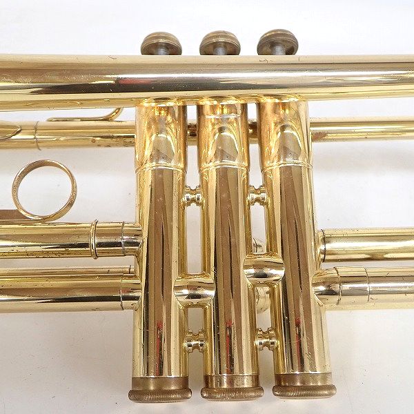 実際に弊社で買取させて頂いた【難有り】YAMAHA/ヤマハ YTR-233/YTR233 トランペット ゴールド ハードケース付きの画像 7枚目