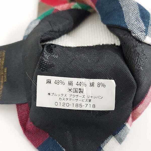 実際に弊社で買取させて頂いたBrooks Brothers/ブルックスブラザーズ チェック/ノルディック/ソリッド ニット他 ネクタイ おまとめ9点の画像 5枚目