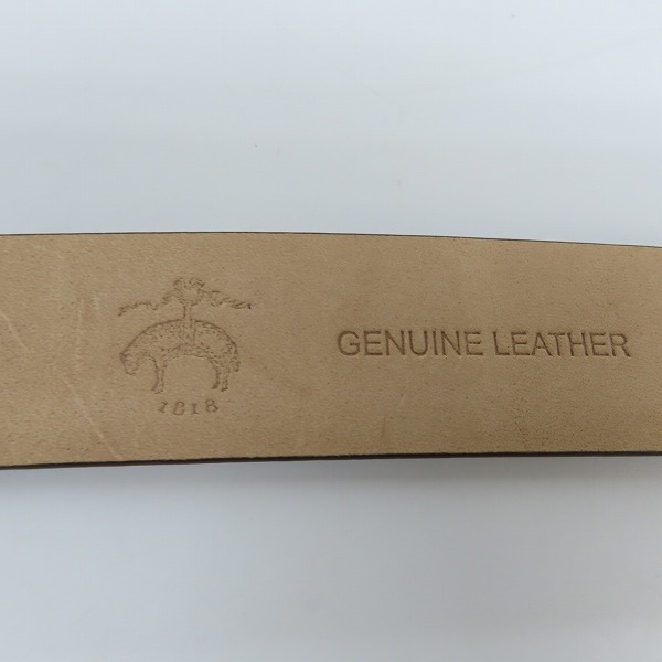 実際に弊社で買取させて頂いたBrooks Brothers/ブルックスブラザーズ  レザーベルト/BB1の画像 3枚目