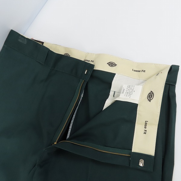 実際に弊社で買取させて頂いたDickies/ディッキーズ LOOSE FIT ワークパンツ グリーン/42×32の画像 2枚目