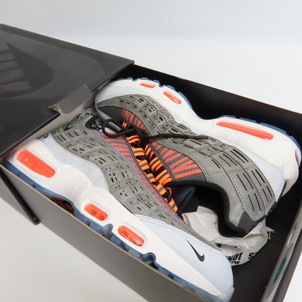 実際に弊社で買取させて頂いたKIM JONES × NIKE/キム・ジョーンズ×ナイキ AIR MAX 95/エアマックス ORANGE DD1871-001/27.5の画像 7枚目