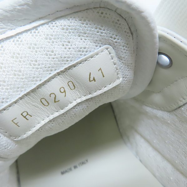 実際に弊社で買取させて頂いたGIVENCHY/ジバンシィ WING LOW SNEAKER レザーローカットスニーカー BH002KH0KP/41の画像 5枚目