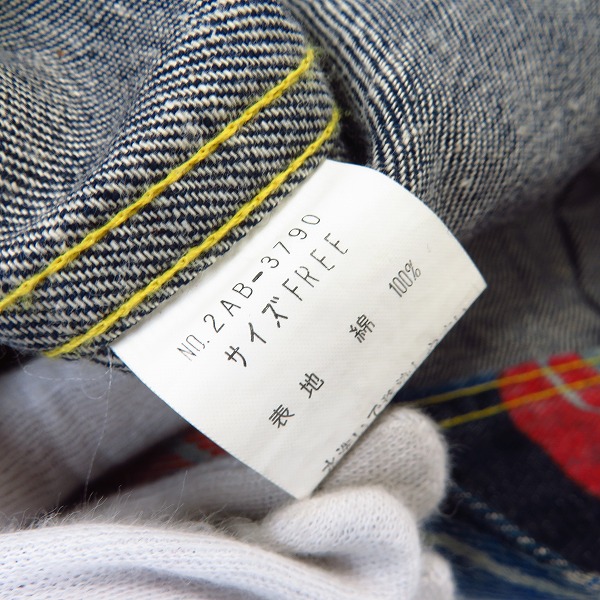 実際に弊社で買取させて頂いたHysterics/ヒステリックス デニムジャケット 2AB-3790 Fの画像 3枚目