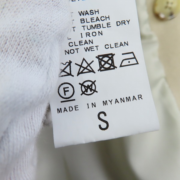 実際に弊社で買取させて頂いたジャーナルスタンダード 20AW ニューサウスウェールズラム ウール モッサオーバーコート 20-020-600-2120-3-0/Sの画像 3枚目