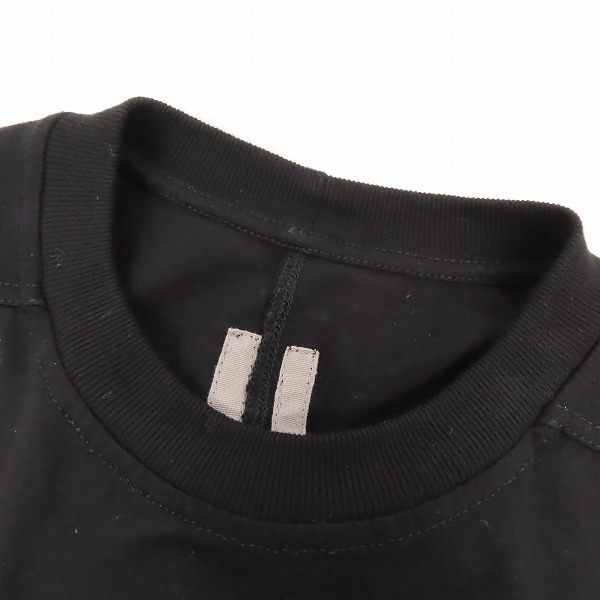 実際に弊社で買取させて頂いたRick Owens/リックオウエンス19SS CREWNECK SHORT SLEEVES/クルーネック ビックTシャツ OYSTER RU19S2269 XSの画像 5枚目